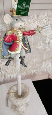 KURT ADLER 6.75 ''NUTCRACKER SUITE BALLET -MOUSE KING-ORNAMENT-NEW-2026