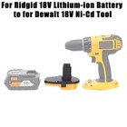 Battery Adapter Converter For Ridgid 18V Li-Ion Battery to for Dewalt Ni-Cd Tool — photo 5