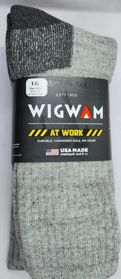 Носки короткие Wigwam At Work упаковка 3 шт. серые серые большие унисекс мужские женские - Изображение 2 из 3