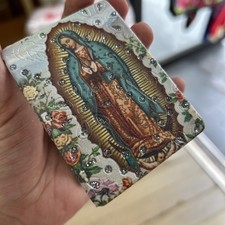 señora Guadalupe ESPEJOS COMPACTOS RECUERDOS De Bautizo Comunión Fiesta Favor