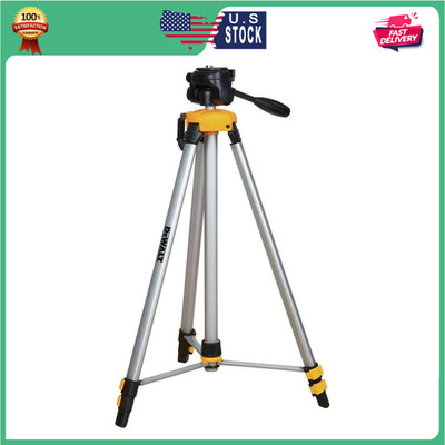 Laser Level Tripod ¼ x 20 Thread Mount Collapsible Legs Black Silver
