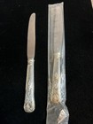 NEW Vintage Silverplate US Navy Dinner  Knife INSICO USN Anchor 9 1/8" Pair H — photo 1