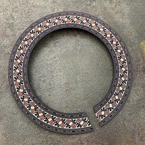 2 Rosette Per Chitarra Acustica In Palissandro, Mogano E Acero - RingRing B138
