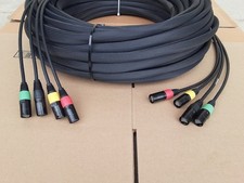200 FT 4Channel CAT-6 Snake Tactical Shielded w/Neutrik Ethercon Digital Audio