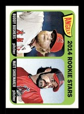 2014 Topps Heritage Rookie Stars 194 Buddy Boshers & Matt Shoemaker BXCP51