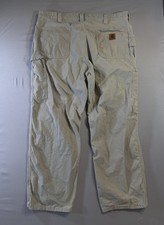 Carhartt Work Carpenter Pants Mens Size 40x30 Workwear B151 Tan Loose Original