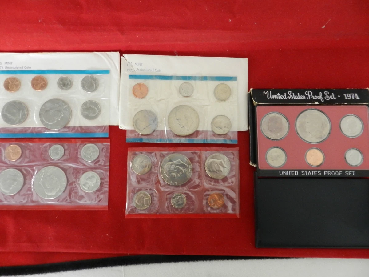 Uncirculated San Francisco 1974 US Coin Mint Sets for sale | eBay