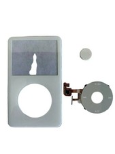 White Face Plate Clickwheel Button For Apple iPod Classic 5th Gen Replacement