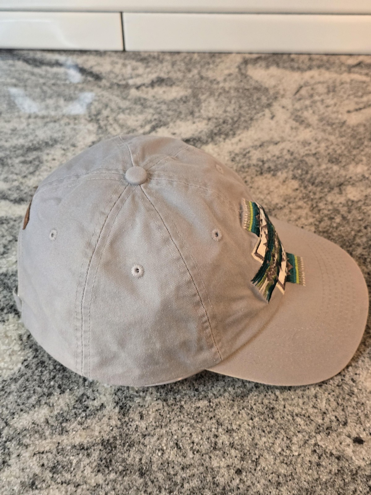 Pendleton Hat Cap Strap Back Gray Embroidered Pat… - image 4