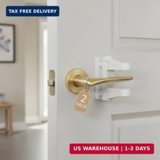 2-Pack Door Handle Baby Proof - Child Proof Door Lever Lock  Door Locks for Kid
