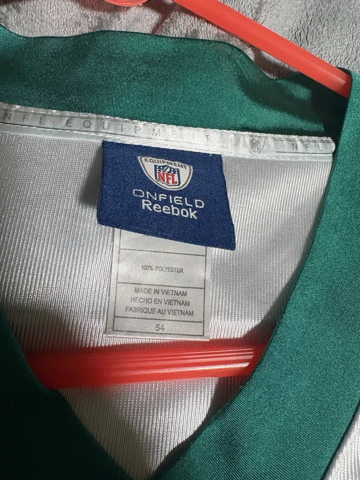 Camiseta deportiva para hombre Reebok On Field NFL Miami Dolphins Jake larga #77 talla 54 cosida Foto 4 de 4