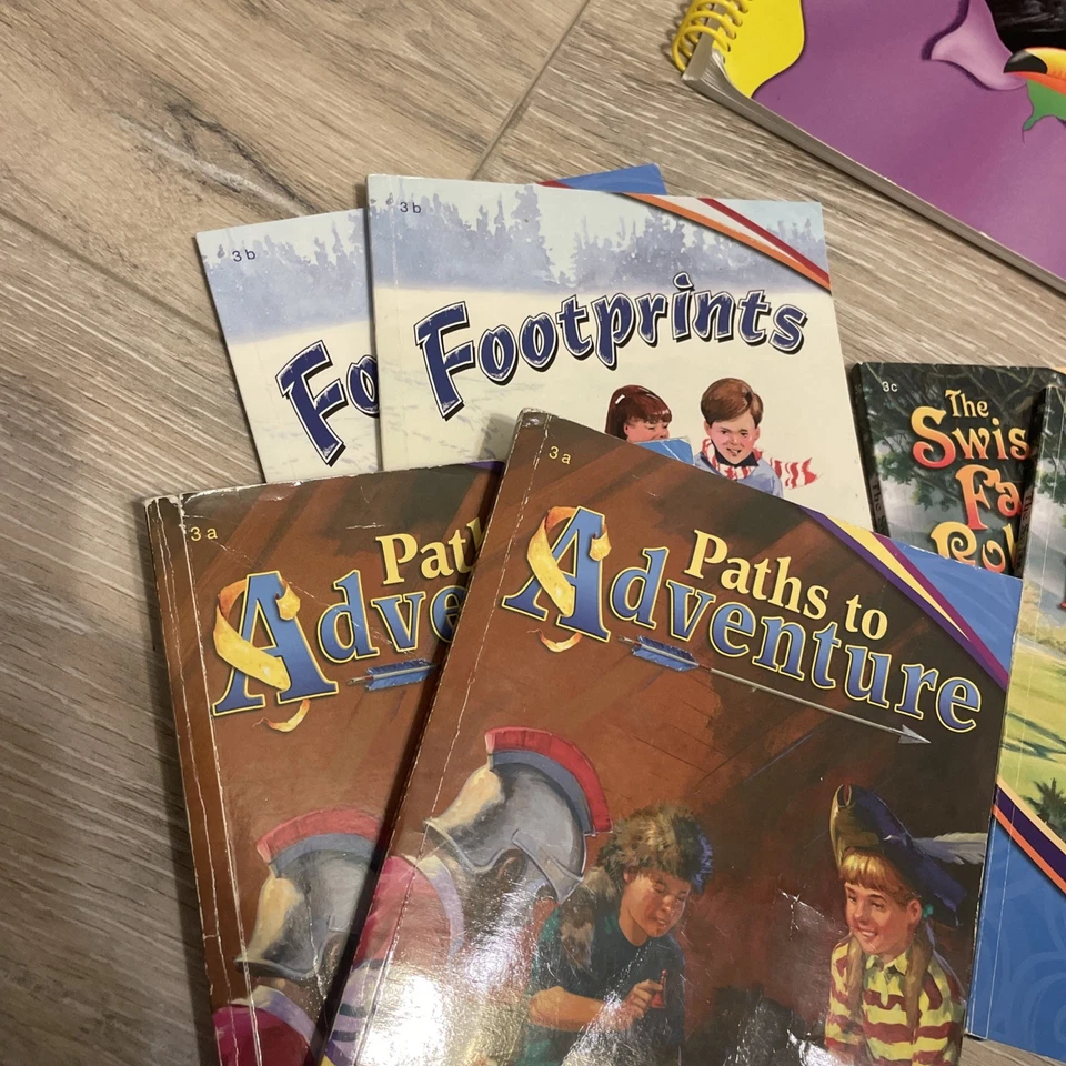 ABEKA Third Grade Homeschool 33 Book Lot Teacher Keys And Readers 3a-3j *READ* - Image 2 of 4