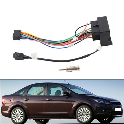 Stereo-Audio-16PIN-Stromkabelbaum-Adapter für Ford Focus Transit