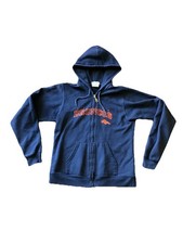 Denver Broncos NFL Team Apparel Youth Size M Medium Blue Orange Hoodie Full Zip