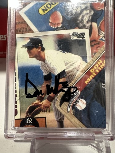Topps Project 70 Signed DON MATTINGLY CHARITIES Auto Card #575 By Bobby Hundreds - Picture 3 of 5