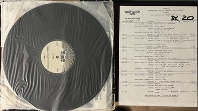Phil Collins Westwood One Superstar Concert Series Vinyl Set w/ Cue Sheet!