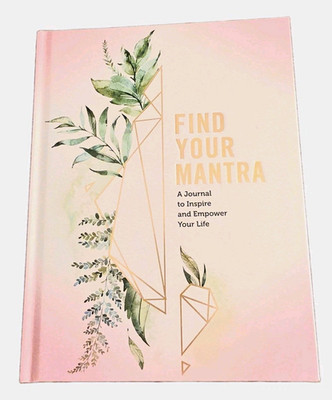 Rock Point Find Your Mantra Hardcover Illustrated Guided Journal to Inspire Life