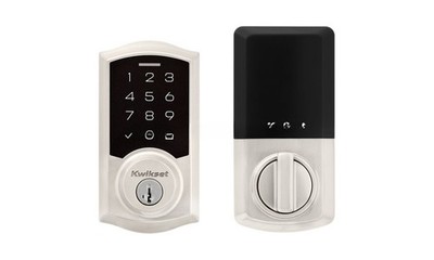 Traditional SmartCode Touchpad Electronic Deadbolt SmartKey Satin ...