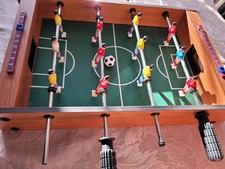 Table Top or Floor Football Game With Wood Effect Surround, Ball & Scoreboards