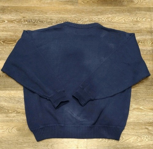 Vintage Chaps Ralph Lauren Knit Sweater Large Crosby Chunky Fisherman MadeIn USA - Picture 7 of 7