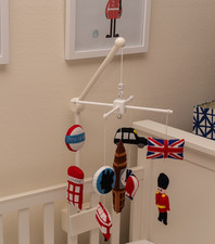 London / British Theme Baby Mobile