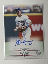 2025 Topps Stadium Club Michael Young Auto #SCBA-MY Texas Rangers