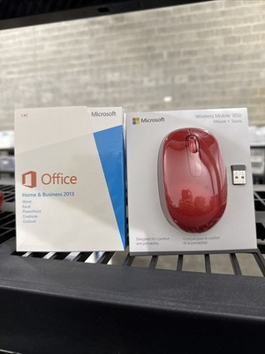 MS Office  2013 Home and Business Product Key Card Full Retail - BONUS MS MOUSE