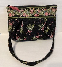 Vintage Vera Bradley Retired Breast Cancer Ribbon Shoulder Bag Purse MADE IN USA