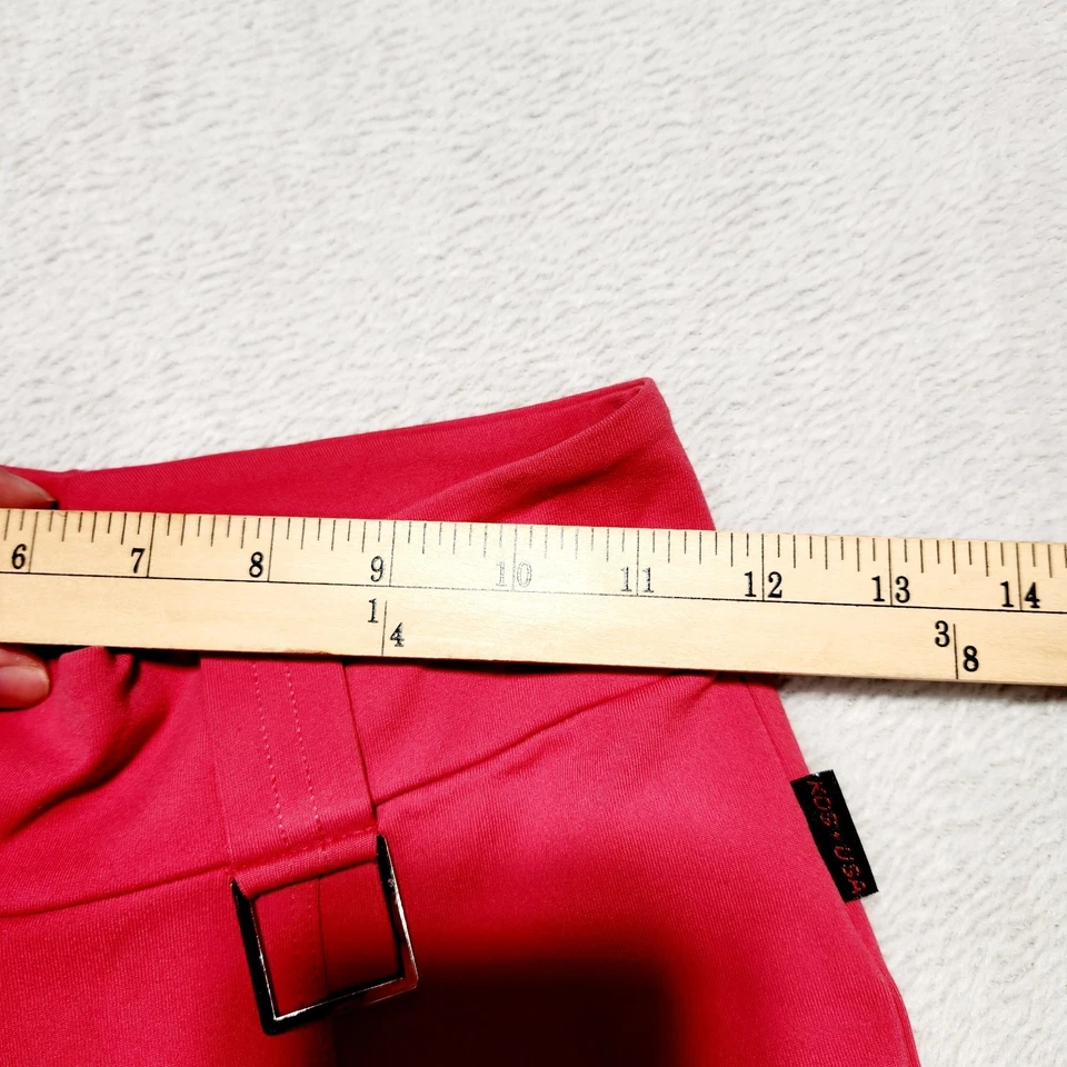 KOS USA Pantalones de Yoga Leggings Talla Mediana Rosa Rojo | Hecho en América Nuevo con Etiquetas Foto 4 de 4