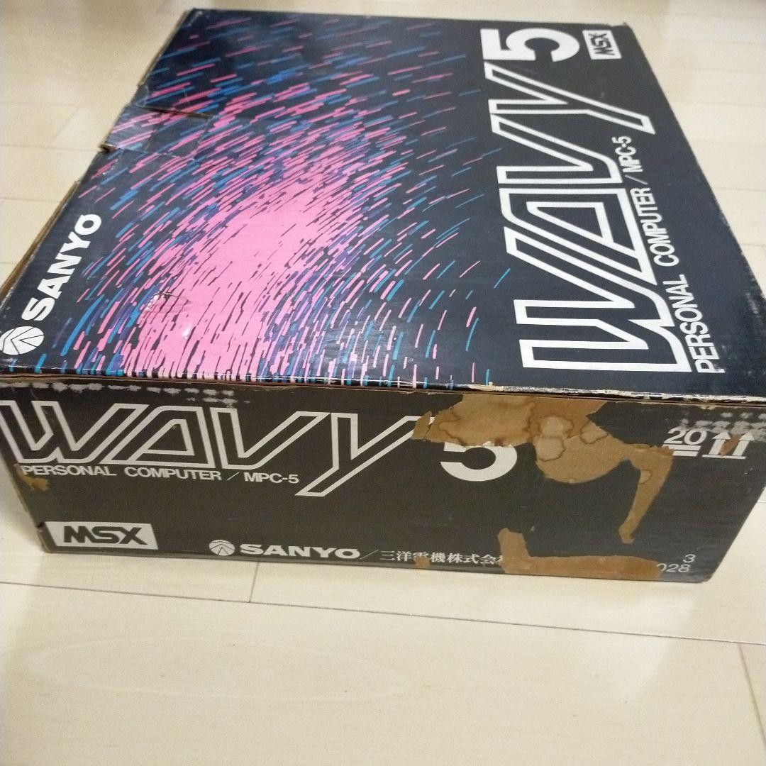 SANYO WAVY 5 MSX パーソナルコンピュータ MPC-5 SANYO WAVY 5 MSX Personal Computer MPC-5 Vintage Computer Untested