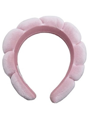 Brushworks Stirnband Damen Rosa Komfortabel UNI Haarband