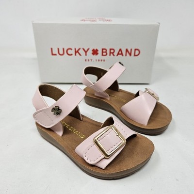 LUCKY BRAND Toddler Gianna Buckle Blush Pink Sandals - $35 MSRP - MULTIPLE SIZES