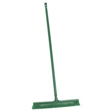 VIKAN  Push Broom,59.1 in,Green Bristle 818J0...