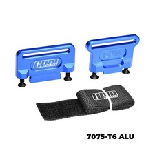 Battery Hold Downs 7075 - Compatible w/ Traxxas 1/8-1/10 4x4