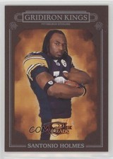 2007 Donruss Threads Pro Gridiron Kings Red Framed 20/100 Santonio Holmes 3c7