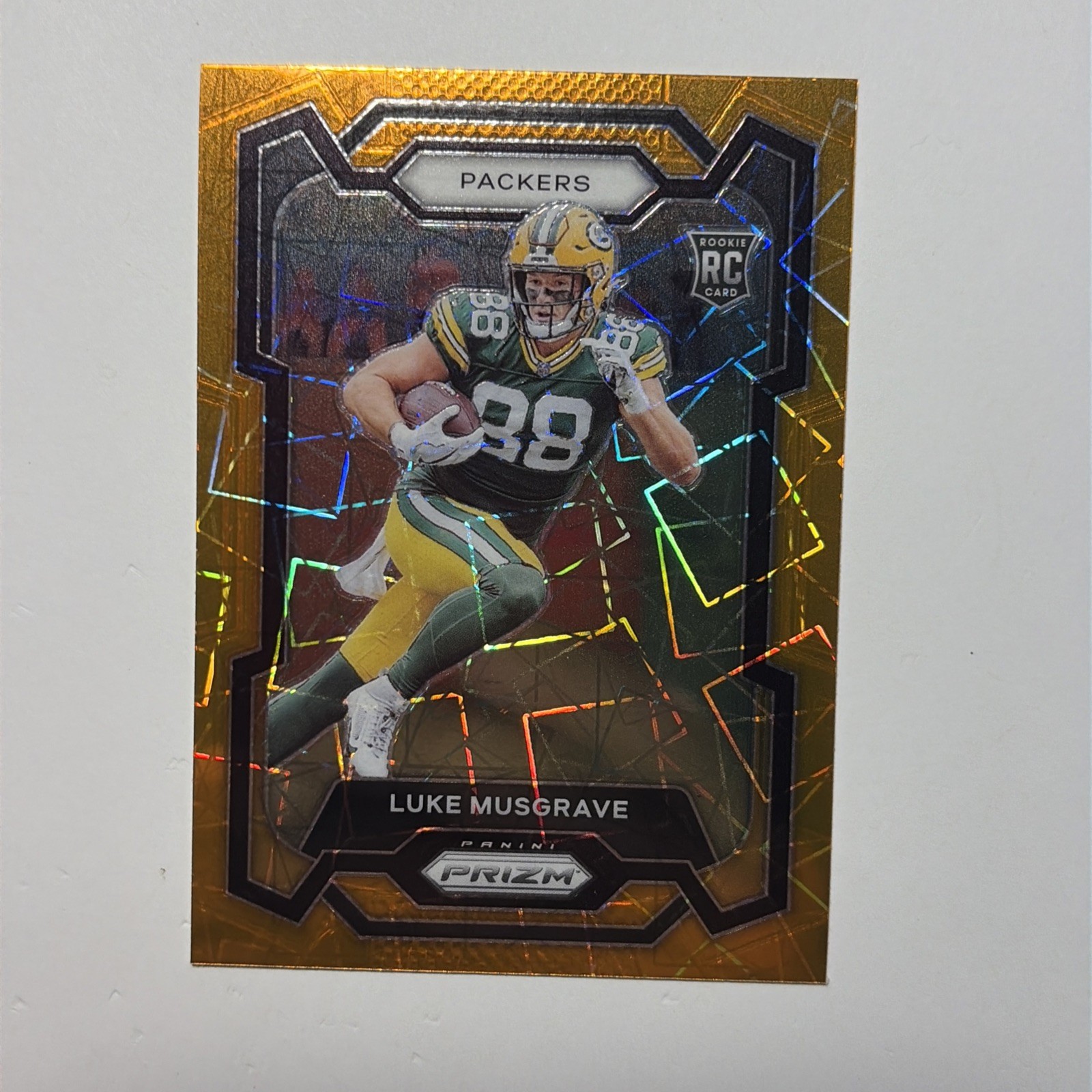2023 Panini Prizm - Rookies Luke Musgrave #337 Lazer Prizm (RC)