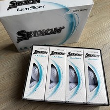 Srixon UltiSoft Golf Balls 12 Pack White Soft Low Compression Ultimate Feel Ball