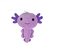 Axolotl Molch Echse 30Cm Lila Kuscheltier PlüSchtier Stofftier Spielzeug Kinder