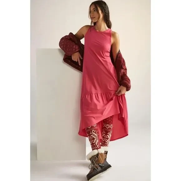sweaty-betty explorer ace ruffle trim midi 