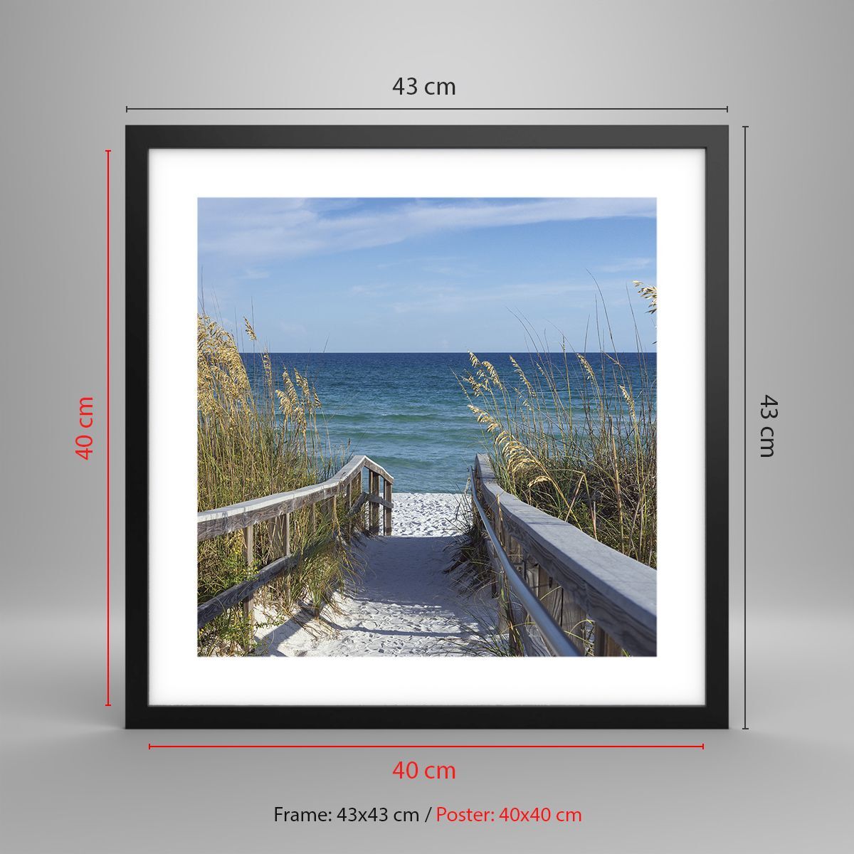 Affiche Déco Murale 40x40 Cm - Oiseaux Or Minimaliste Sur Fond Blanc - Style Pastel - Marque ARTTOR