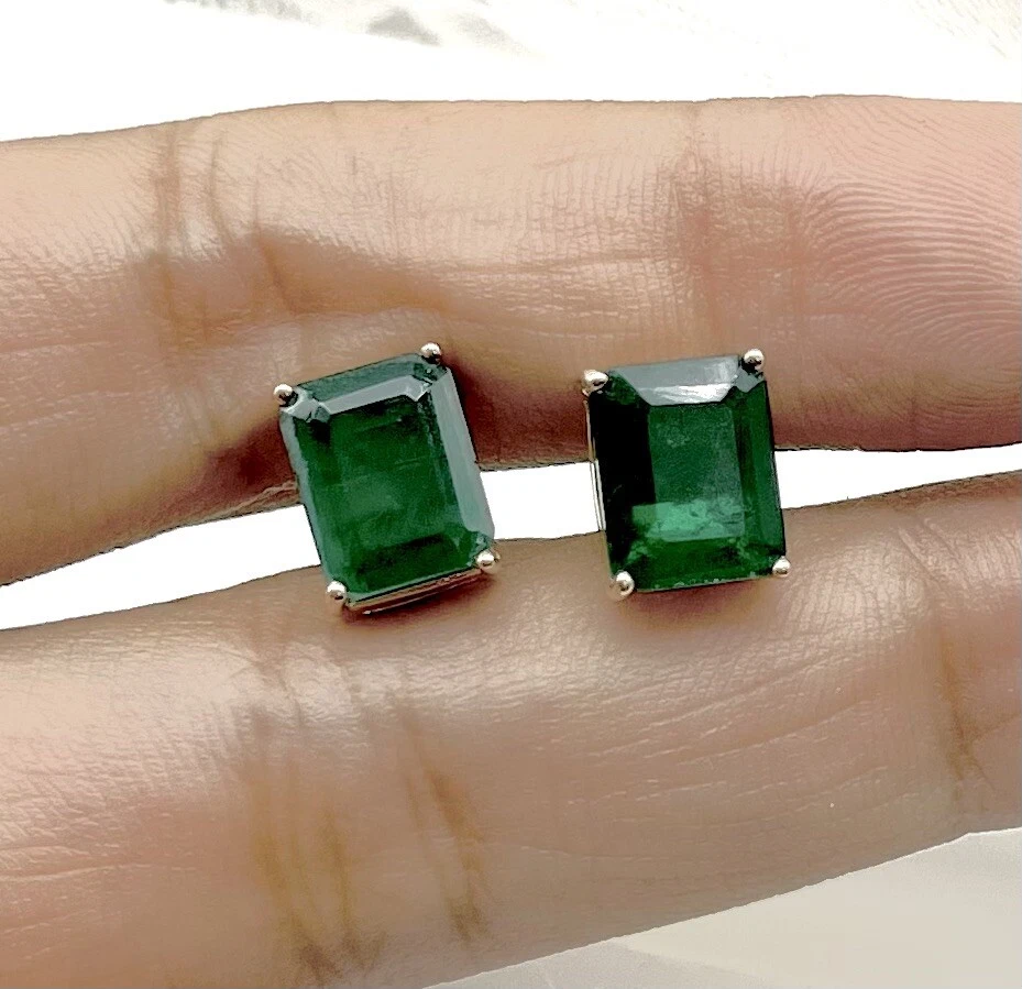 Zambian on sale emerald earrings