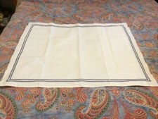 Restoration Hardware Italian Satin Stitch Hotel Bedding Cream Pillow Sham