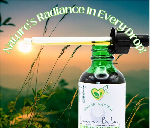 Lemon Balm Extract Non-Alcohol Liquid Herb Drops Organic Natural Aid 2 oz - Picture 12 of 17