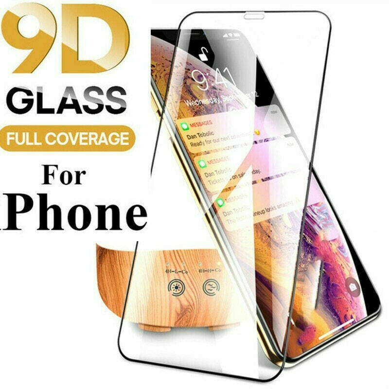 2021 Tempered Glass Full SCREEN PROTECTOR iPhone 12 11 PRO MAX Mini X, XR, XS