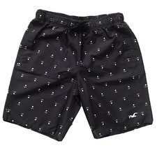 HOLLISTER Guard Swim Trunk 9  Black Size Small