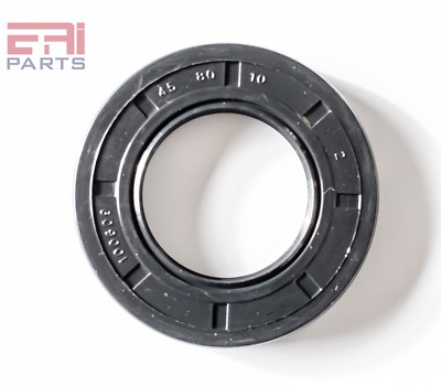EAI Metric Oil Shaft Seal 45X80X10mm Dust Grease Seal TC Double Lip w/ Spring