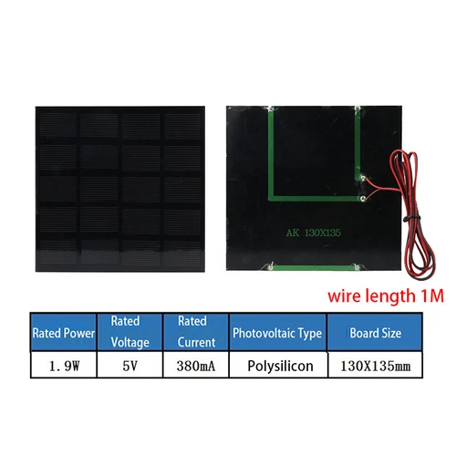 1V 2V 3V 5V 5.5V 6V 7.5V 10V Solarmodul Solarpanel Solarzelle Photovoltaikmodul - Bild 6 von 30