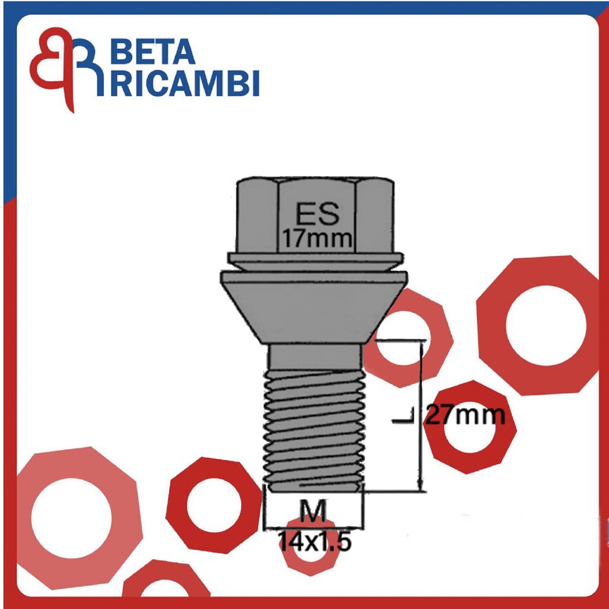 COMPATIBILE CON VOLKSWAGEN T-Roc, Arteon, E-Golf, T-Cross, Taigo Dal 01/2000 In Poi (ZA) BULLONI PERNI VITI ANTIFURTO PER RUOTE CERCHI IN ACCIAIO AUTO FURGONI SUV - 4