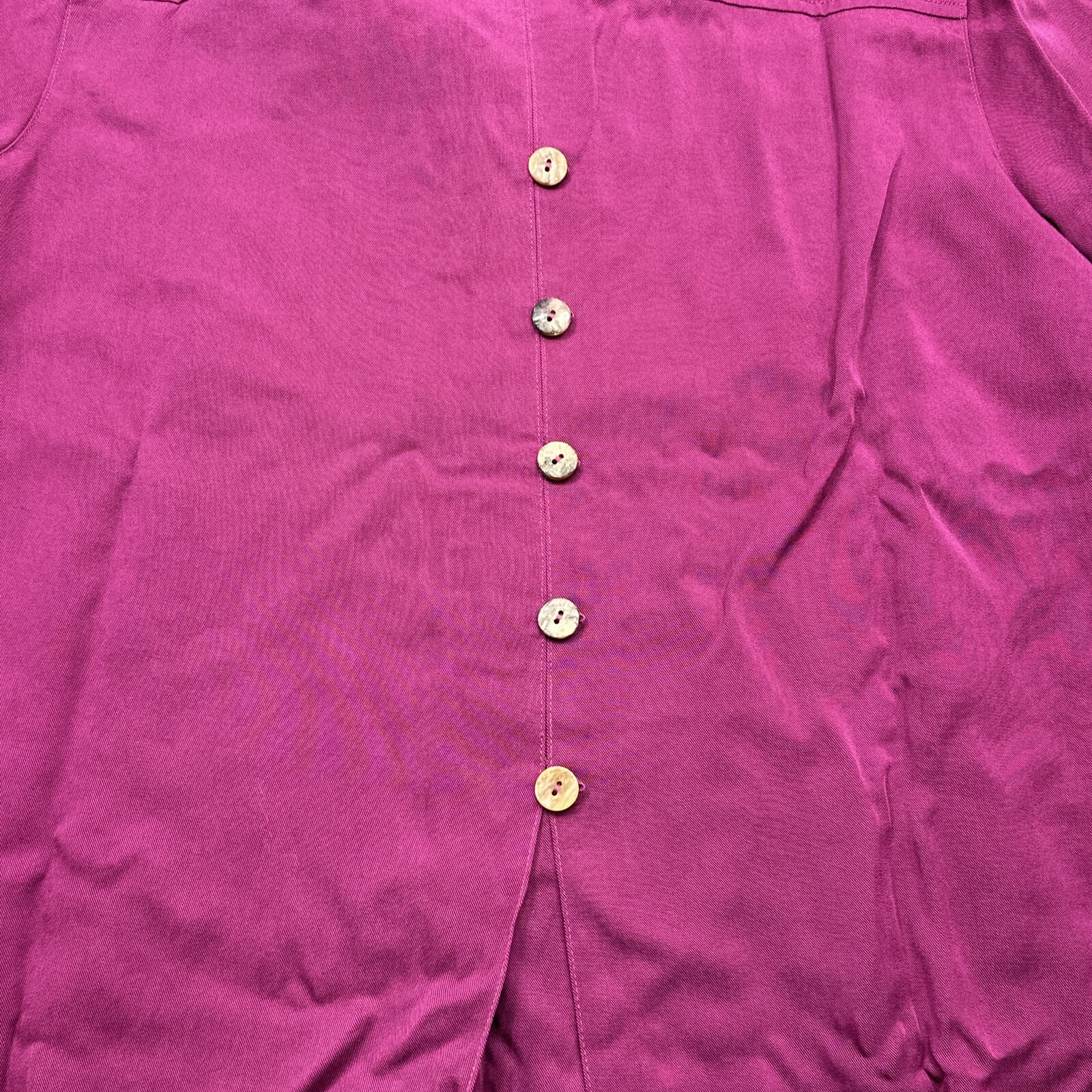 Soft Surroundings Hutton Blouse Medium Magenta Te… - image 12