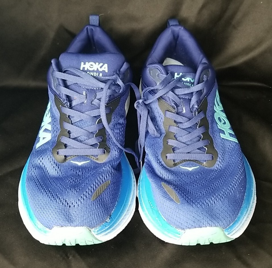 Hoka Bondi 8 Men\'s Running Shoes Size 11.5D Black Blue HOKA Bondi 8 Men main image 4